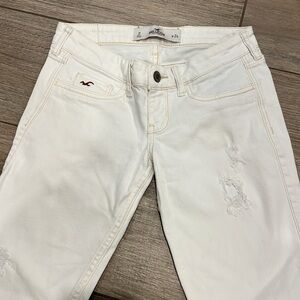 Hollister white jeans
